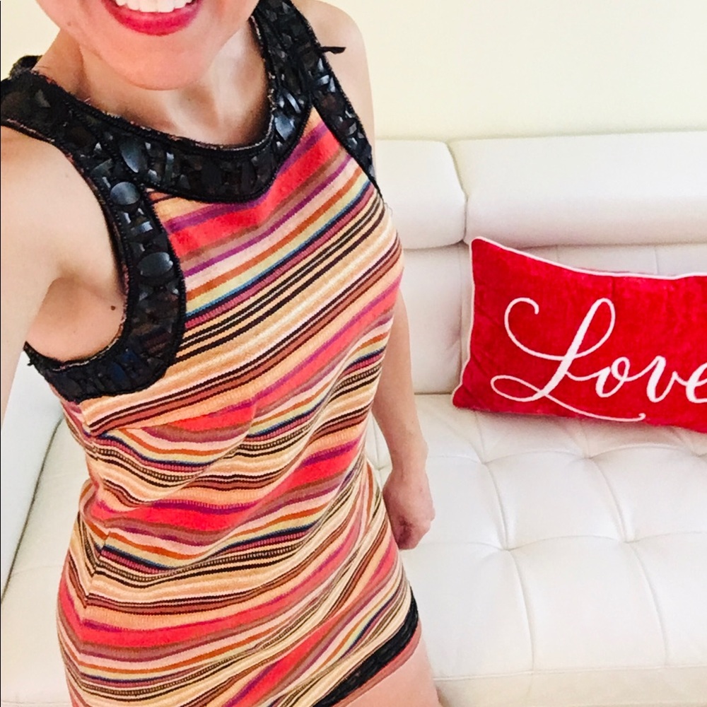 Multicolor❤️🧡💛sexy mini dress by New Romantics✨